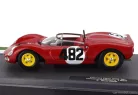 FERRARI  206SP DINO SPIDER TEAM SCUDERIA FERRARI SEFAC N 482 WINNER CESANA SESTRIERE 1965 LUDOVICO SCARFIOTTI  RED