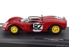 FERRARI  206SP DINO SPIDER TEAM SCUDERIA FERRARI SEFAC N 482 WINNER CESANA SESTRIERE 1965 LUDOVICO SCARFIOTTI  RED