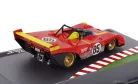 FERRARI  312P SPIDER N 85 WINNER 6h WATKINS GLEN 1972 JACKY ICKX - MARIO ANDRETTI  RED YELLOW