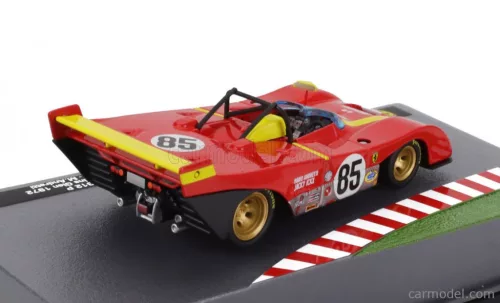FERRARI  312P SPIDER N 85 WINNER 6h WATKINS GLEN 1972 JACKY ICKX - MARIO ANDRETTI  RED YELLOW