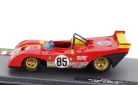 FERRARI  312P SPIDER N 85 WINNER 6h WATKINS GLEN 1972 JACKY ICKX - MARIO ANDRETTI  RED YELLOW