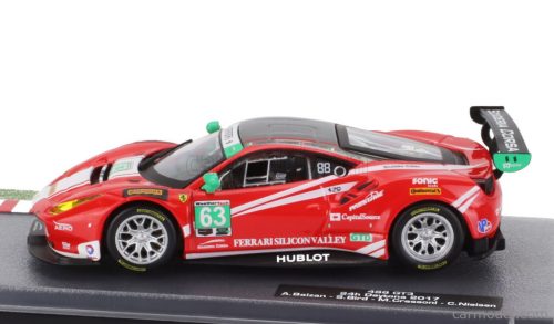 FERRARI  488 GTE 3.9L TURBO V8 TEAM SCUDERIA CORSA N 63 24h DAYTONA 2017 CHRISTINA NIELSEN - ALESSANDRO BALZAN - MATTEO CRESSONI - SAM BIRD  RED BLACK