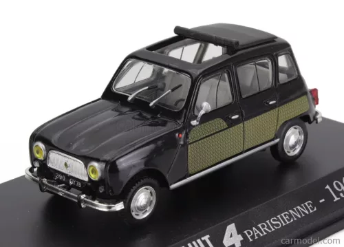 RENAULT  4 PARISIENNE OPEN ROOF 1964  BLACK