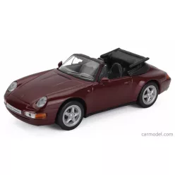PORSCHE  911 993 CARRERA CABRIOLET 1995  RED MET