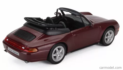 PORSCHE  911 993 CARRERA CABRIOLET 1995  RED MET