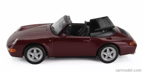PORSCHE  911 993 CARRERA CABRIOLET 1995  RED MET