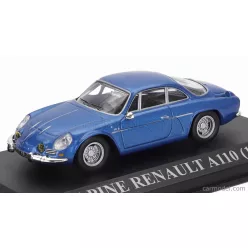 RENAULT  ALPINE A110 1973 - SILVER WHEELS  BLUE MET