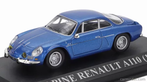 RENAULT  ALPINE A110 1973 - SILVER WHEELS  BLUE MET