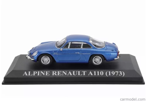 RENAULT  ALPINE A110 1973 - SILVER WHEELS  BLUE MET