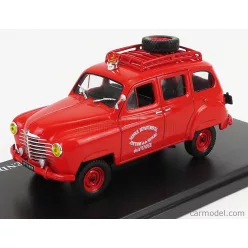   RENAULT  COLORALE POMPIERS BREAK 4x4 SERVICE DEPARTEMENTAL D'INCENDIE ET DE SECOURS DE LA VENDEE 1955  RED