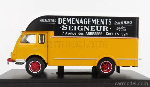 RENAULT  2.5T. TRUCK VAN FOURGON DEMENAGEMENT SEIGNEUR 1955  YELLOW BLACK