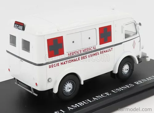 RENAULT  206 E1 VAN AMBULANCE SERVICE MEDICAL REGIE NATIONALE DES USINES RENAULT 1959  WHITE