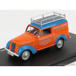   RENAULT  JAVAQUATRE VAN TOLERIE PEINTURE DEPANNAGE 1942  ORANGE LIGHT BLUE