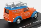 RENAULT  JAVAQUATRE VAN TOLERIE PEINTURE DEPANNAGE 1942  ORANGE LIGHT BLUE