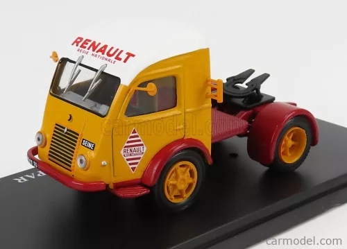 RENAULT  2.5T. TRACTOR TRUCK 2-ASSI RENAULT REGIE NATIONALE1955  YELLOW RED WHITE