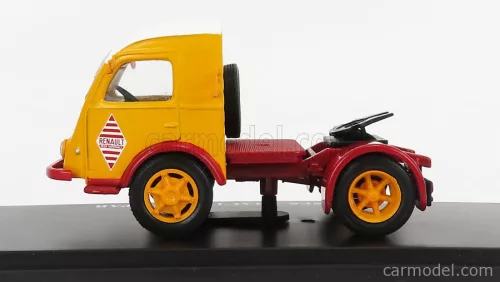 RENAULT  2.5T. TRACTOR TRUCK 2-ASSI RENAULT REGIE NATIONALE1955  YELLOW RED WHITE