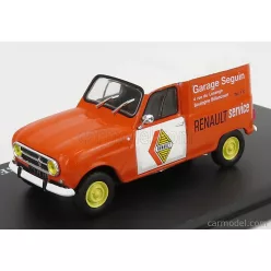   RENAULT  R4 VAN FOURGONETTE GARAGE SEGUIN RENAULT SERVICE 1952  ORANGE WHITE
