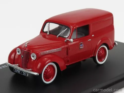 RENAULT  JAVAQUATRE VAN SAPEURS POMPIERS 1953  RED