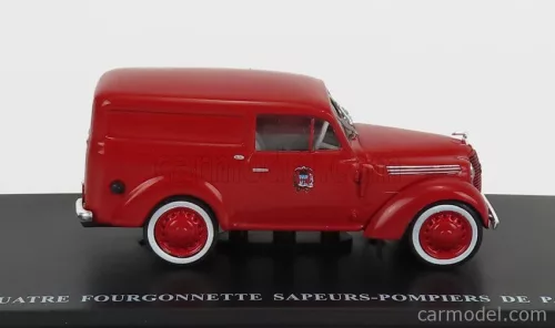 RENAULT  JAVAQUATRE VAN SAPEURS POMPIERS 1953  RED