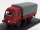 RENAULT  TRUCK TELONATO 2 TONNES PLATEAU A DIDELLES BACHE 1947  RED GREY