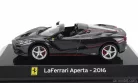 FERRARI  LAFERRARI APERTA SPIDER 2016 - CON VETRINA - WITH SHOWCASE  BLACK