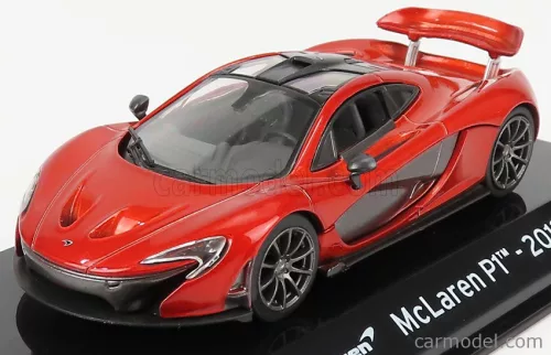 McLAREN  P1 2013 - CON VETRINA - WITH SHOWCASE  COPPER MET CARBON
