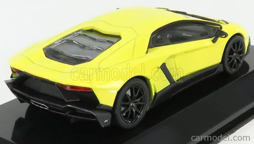 LAMBORGHINI  AVENTADOR LP720-4 50th ANNIVERSARY 2013  - CON VETRINA - WITH SHOWCASE  YELLOW