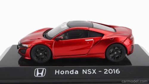 HONDA  NSX 2016 - CON VETRINA - WITH SHOWCASE  RED MET