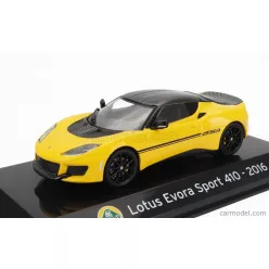   LOTUS  EVORA SPORT 410 2016 - CON VETRINA - WITH SHOWCASE  YELLOW BLACK