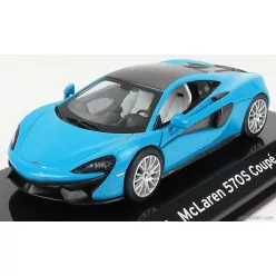 McLAREN  570S COUPE 2016 - CON VETRINA - WITH SHOWCASE  BLUE