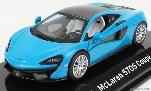 McLAREN  570S COUPE 2016 - CON VETRINA - WITH SHOWCASE  BLUE