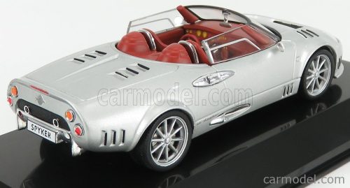 SPYKER  C12 SPYDER 2008 - CON VETRINA - WITH SHOWCASE  SILVER