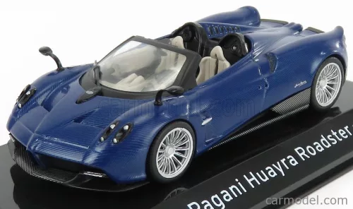 PAGANI  HUAYRA ROADSTER 2017 - CON VETRINA - WITH SHOWCASE  BLUE