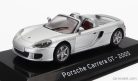 PORSCHE  CARRERA GT SPIDER 2005 - CON VETRINA - WITH SHOWCASE  SILVER