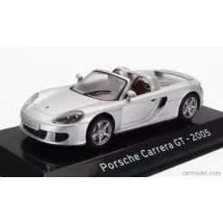   PORSCHE  CARRERA GT SPIDER 2005 - CON VETRINA - WITH SHOWCASE  SILVER
