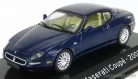 MASERATI  COUPE 2002 - CON VETRINA - WITH SHOWCASE  BLUE