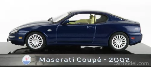 MASERATI  COUPE 2002 - CON VETRINA - WITH SHOWCASE  BLUE