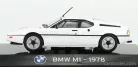 BMW  M1 1978 - CON VETRINA - WITH SHOWCASE  WHITE