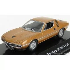   ALFA ROMEO  MONTREAL 1970 - CON VETRINA - WITH SHOWCASE  BROWN MET