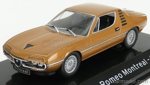 ALFA ROMEO  MONTREAL 1970 - CON VETRINA - WITH SHOWCASE  BROWN MET