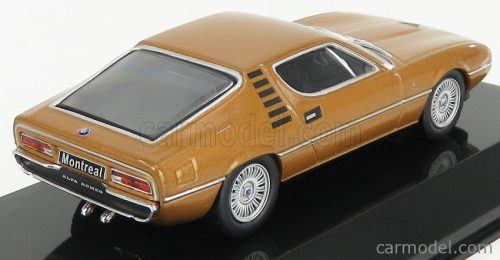 ALFA ROMEO  MONTREAL 1970 - CON VETRINA - WITH SHOWCASE  BROWN MET