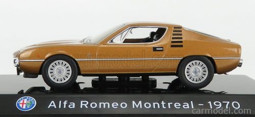 ALFA ROMEO  MONTREAL 1970 - CON VETRINA - WITH SHOWCASE  BROWN MET
