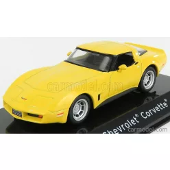   CHEVROLET  CORVETTE 1980 - CON VETRINA - WITH SHOWCASE  YELLOW