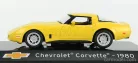 CHEVROLET  CORVETTE 1980 - CON VETRINA - WITH SHOWCASE  YELLOW