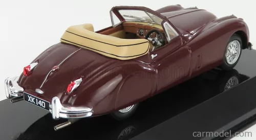 JAGUAR  XK140 CABRIOLET 1954 - CON VETRINA - WITH SHOWCASE  BORDEAUX