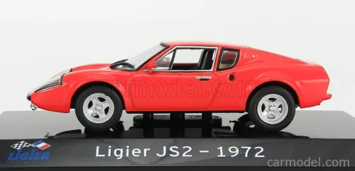 LIGIER  JS2 1972 - CON VETRINA - WITH SHOWCASE  RED