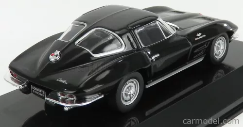 CHEVROLET  CORVETTE STINGRAY 1963 - CON VETRINA - WITH SHOWCASE  BLACK