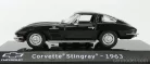 CHEVROLET  CORVETTE STINGRAY 1963 - CON VETRINA - WITH SHOWCASE  BLACK
