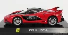 FERRARI  FXX-K N 88 2014 - CON VETRINA - WITH SHOWCASE  RED BLACK