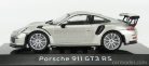 PORSCHE  911 991 GT3 RS 2015 - CON VETRINA - WITH SHOWCASE  SILVER